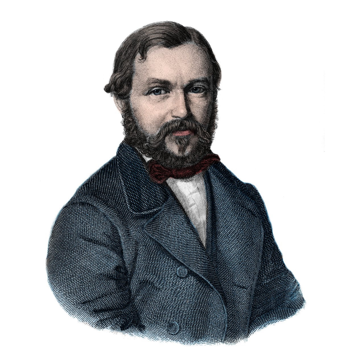 Heinrich Barth (1821-1865), német felfedező – Henri (Heinrich) Barth portréja, német utazó és felfedező (1821-1865) alkotó: Unknown artist