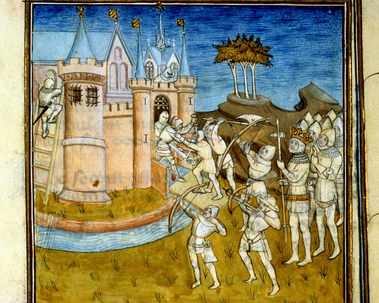 Henri 1er (1008 - 1060) Hódító Vilmos (1027 - 1087) serege ellen harcolt 1054-ben - a „” Grandes chroniques de Saint-Denis”-ben, 14. század végén (ref. 512) alkotó: Unknown artist