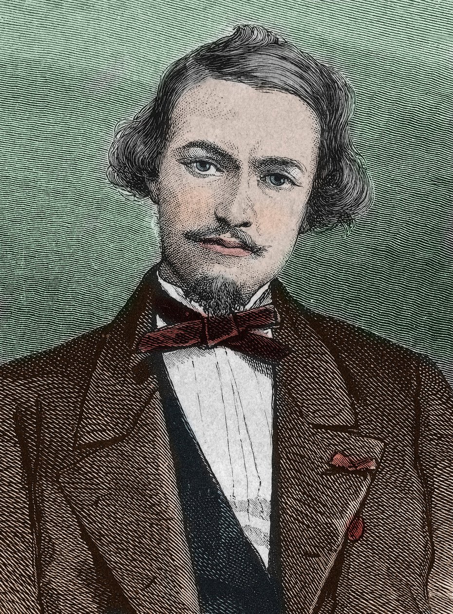 Henri Duveyrier (1840-1892), francia felfedező - Henri Duveyrier orientalista, francia utazó és geográfus portréja alkotó: Unknown artist