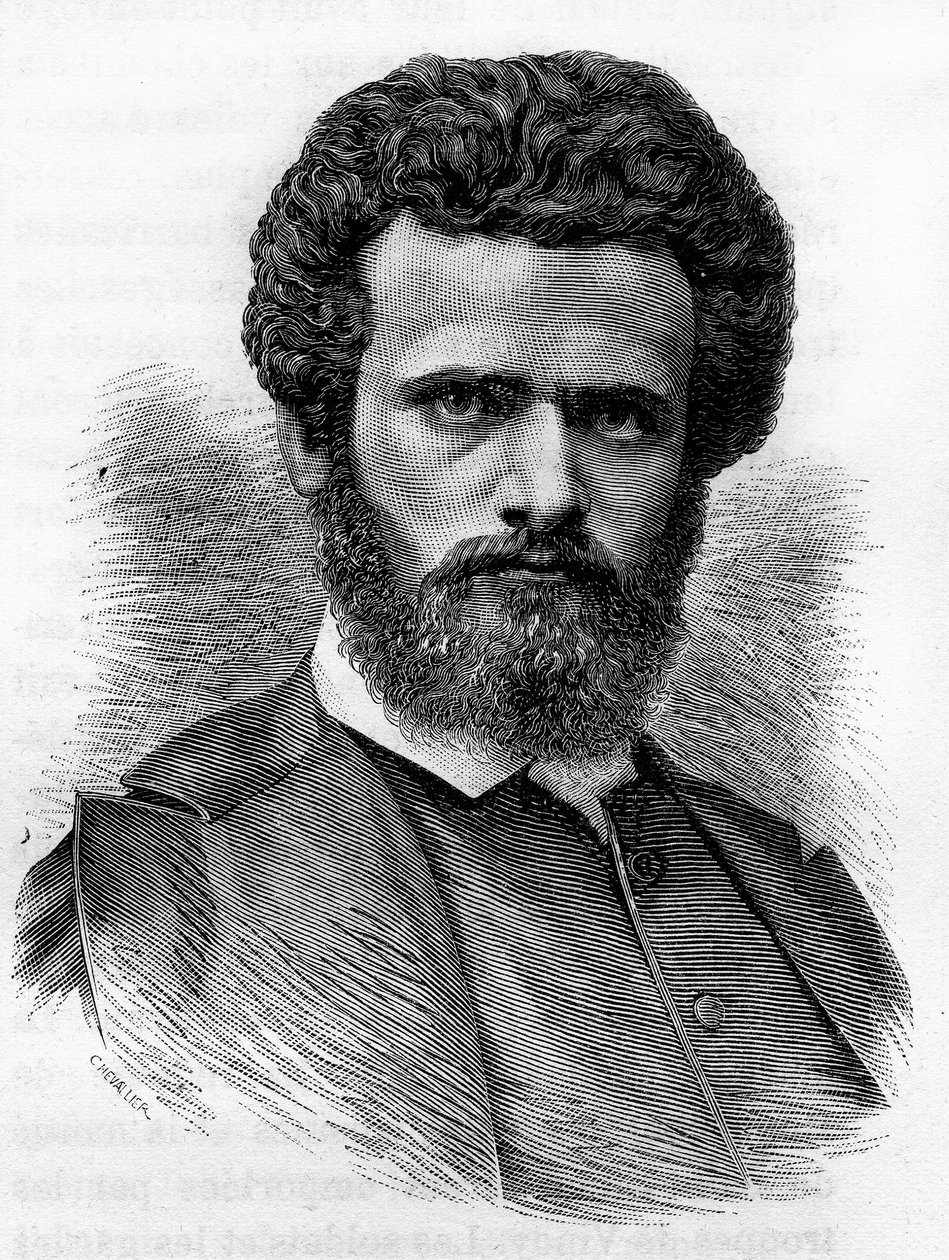 Henri Regnault (1843-1871), francia festő. század végi metszet a „Histoire de France”-ban, H. Martin. alkotó: Unknown artist