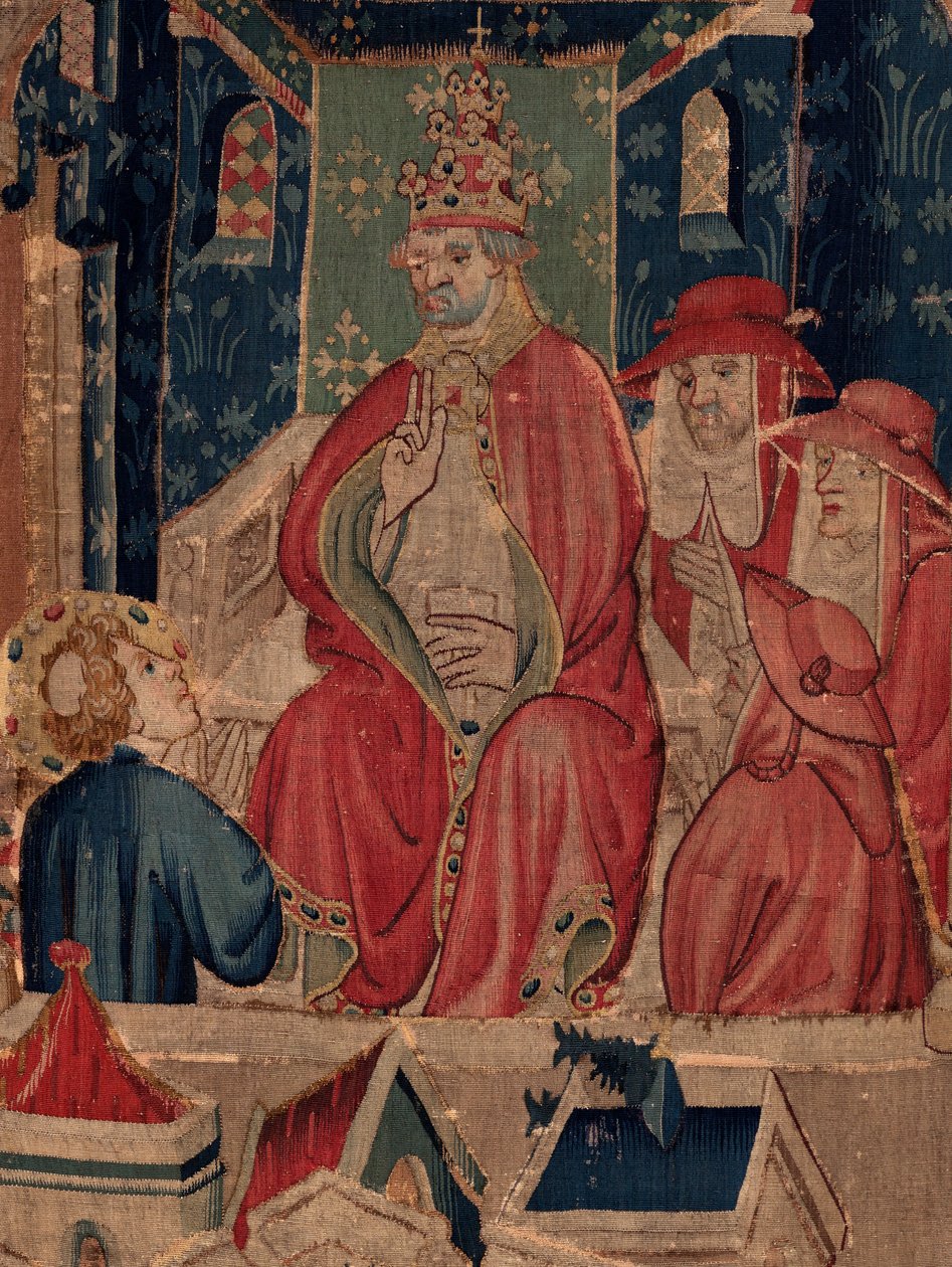 Saint Piat és Saint Eleuthère története, 9. jelenet Saint-Éleuthère-t megerősítik Tournai püspökeként (Au boin saint l