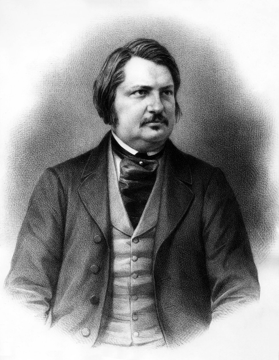 Honore de Balzac (1799-1850) francia regényíró, c. 1840 (metszet) alkotó: Unknown artist