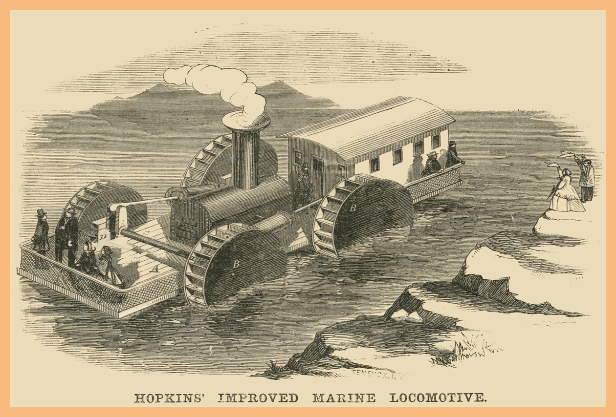 Hopkins továbbfejlesztett tengeri mozdony alkotó: Unknown Artist
