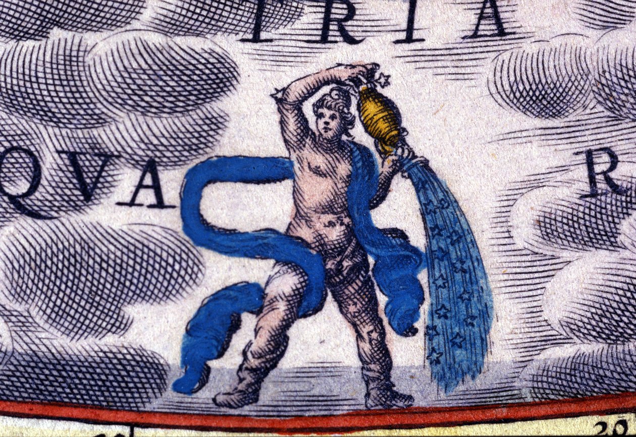Horoszkóp: csillagjegy, Vízöntő. alkotó: Unknown artist