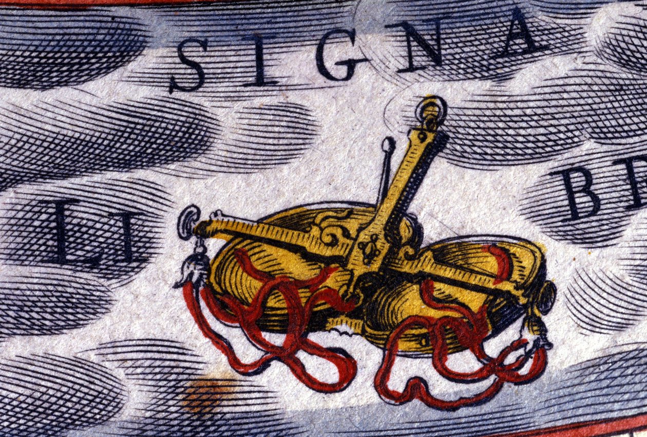 Horoszkóp: csillagjegy, Mérleg. 16. századi metszet. alkotó: Unknown artist