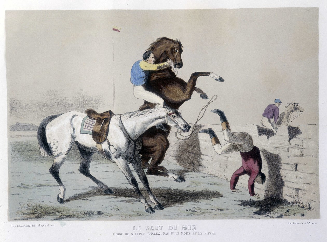 Lovaglás: Le jump du mur, Steeple - a „” Le Centaure”-ban” alkotó: Unknown artist