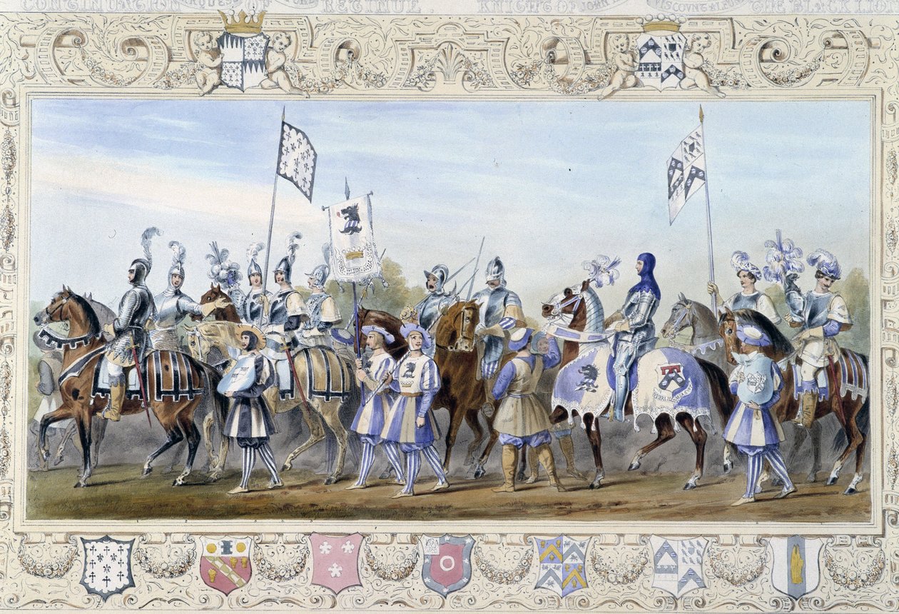 Horsemen „” Black Lions”” – J. Whatman „” Knight of England” című könyvében, szerk. T. M