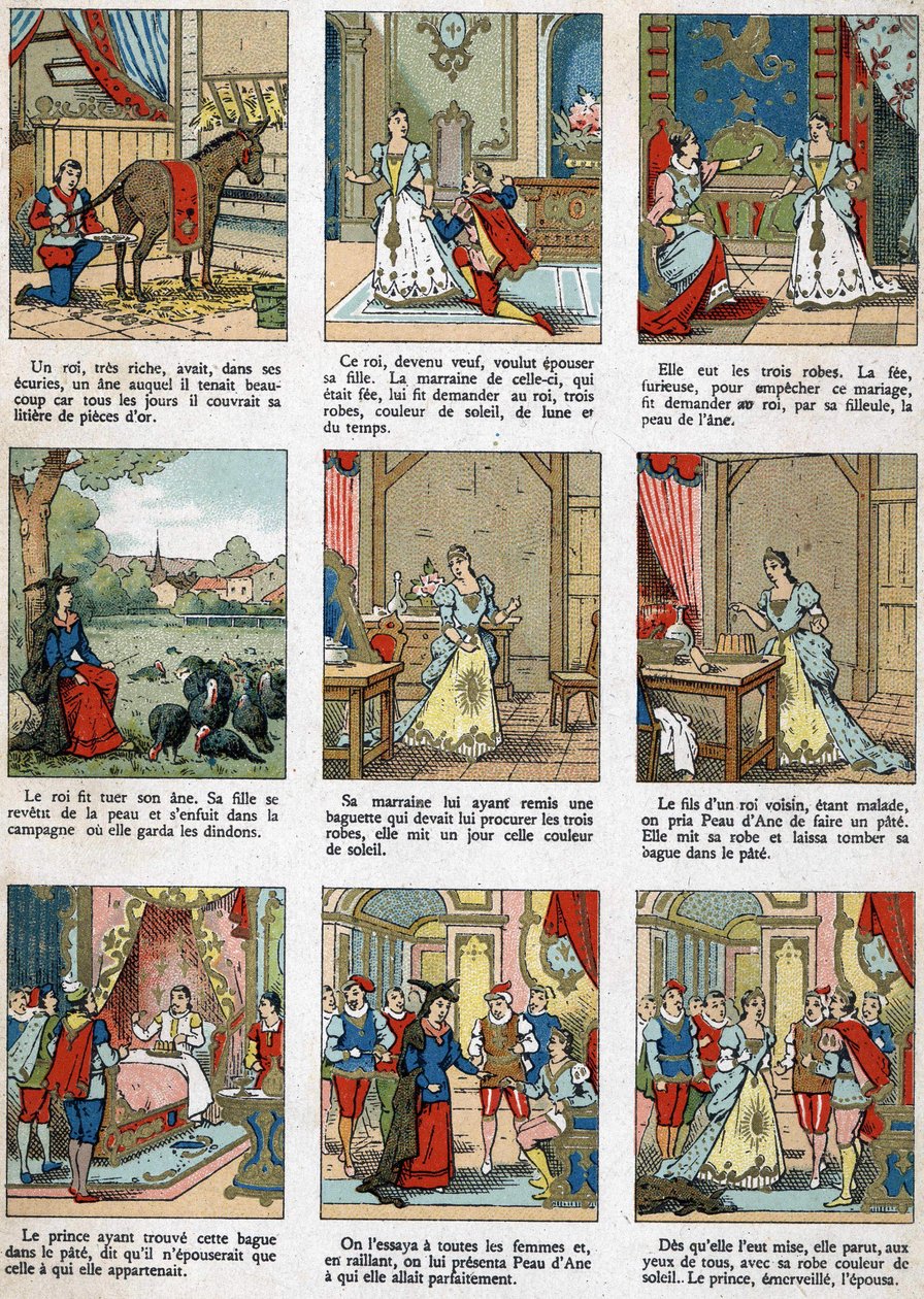 Illusztráció a Szamárbőrhöz, Charles Perrault meséje. alkotó: Unknown artist