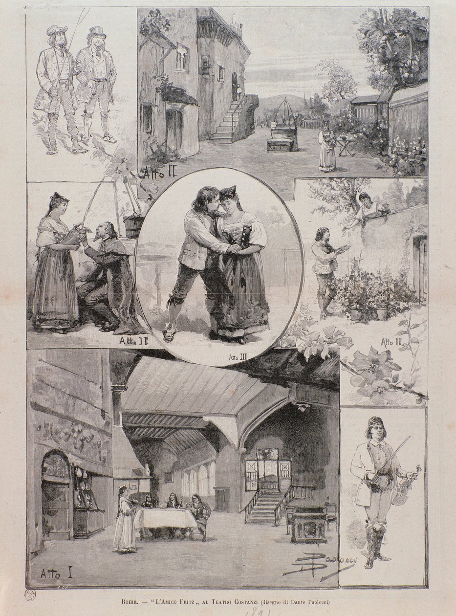 Illusztrációk Pietro Mascagni L