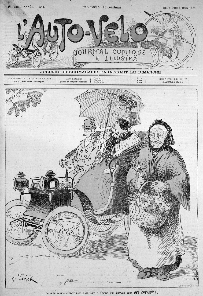 Az én időmben sokkal elegánsabb volt: volt egy kocsim lovakkal! - az 1897.06.06-i „” L