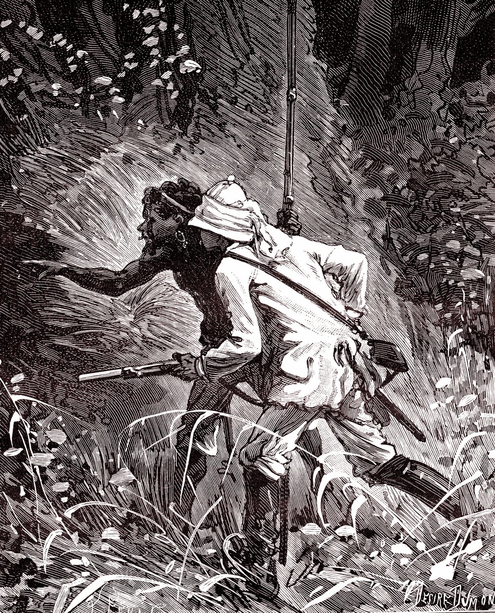 Guyanai dzsungelben a gumi (Hevoea) mezőkön alkotó: Unknown artist