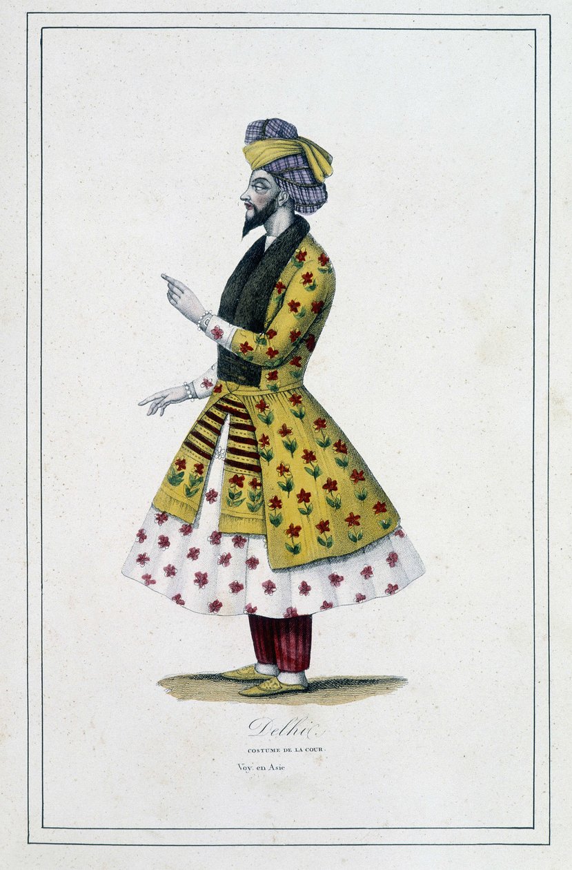 India: Delhi embere – Paul Jonhanneaud atya „A föld különböző népei” című művében, Librairie des Bons livres alkotó: Unknown artist