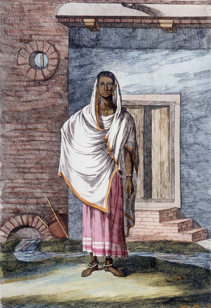 Indiai kultúra és civilizáció: Hidjera, balerina Indiában. alkotó: Unknown artist