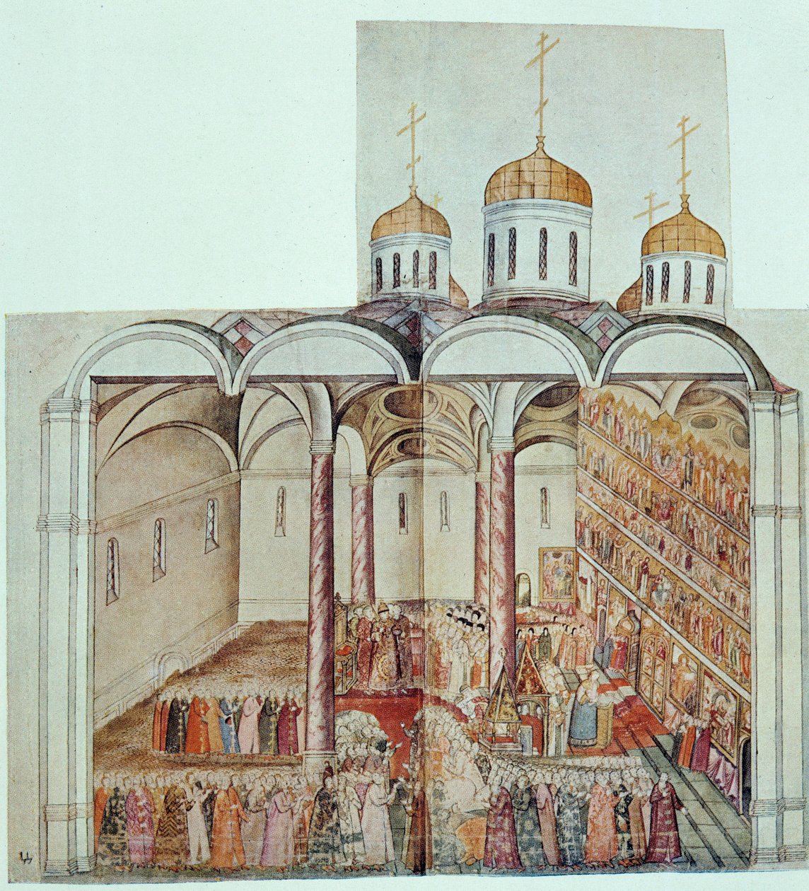 III. Mihály orosz cár beiktatása (Mihael Romanov alkotó: Unknown artist