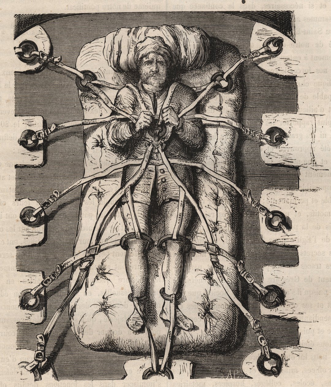 Robert Francois Damiens kihallgatása (Robert-Francois Damier alkotó: Unknown artist