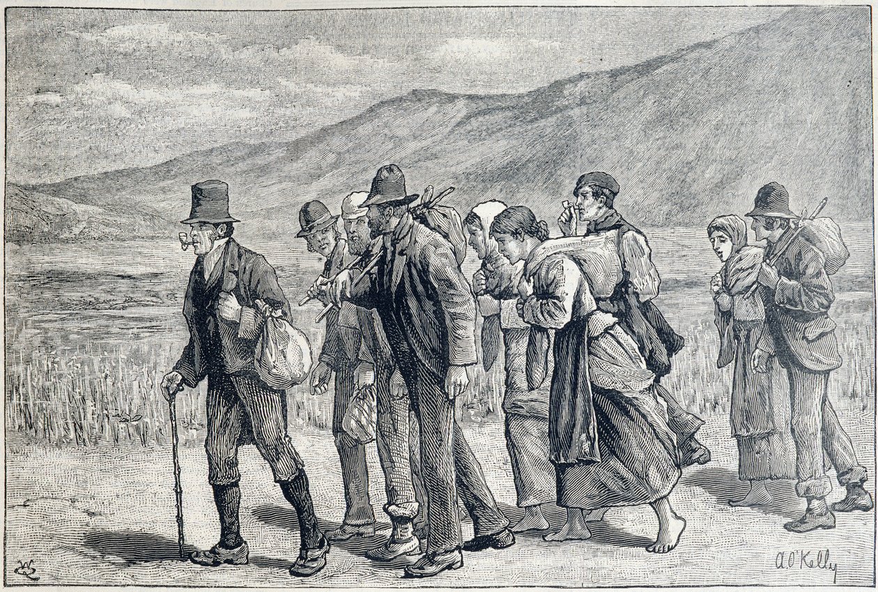 Írország: betakarítási idénymunkások alkotó: Unknown artist