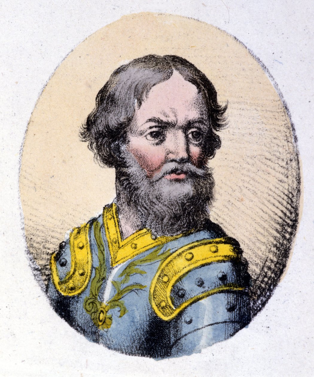 III. Nagy Iván Vasziljevics (1440, 1505). Moszkva és egész Oroszország nagyhercege (1462-1505). század elejéről származó metszet alkotó: Unknown artist