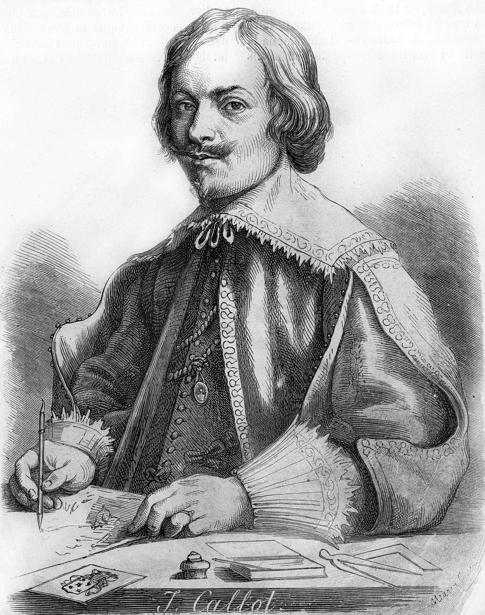 Jacques Callot francia karikaturista és metsző (Nancy alkotó: Unknown artist