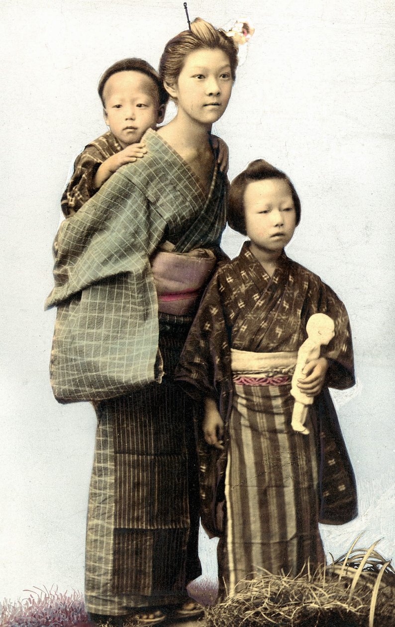 Japán gyerekek, 19. század vége alkotó: Unknown artist