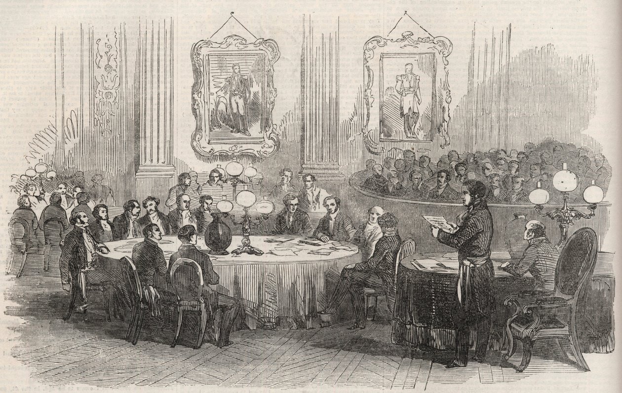 Jean-Jacques (Jean Jacques) Berger (1790-1859) A SZJÁNNA PREFEKTSUSA, PÁRIZS ARRONDISSENSES POLGÁRMESTEREINEK kihirdeti a SZAVAZAT A BIRODALOMRA alkotó: Unknown artist