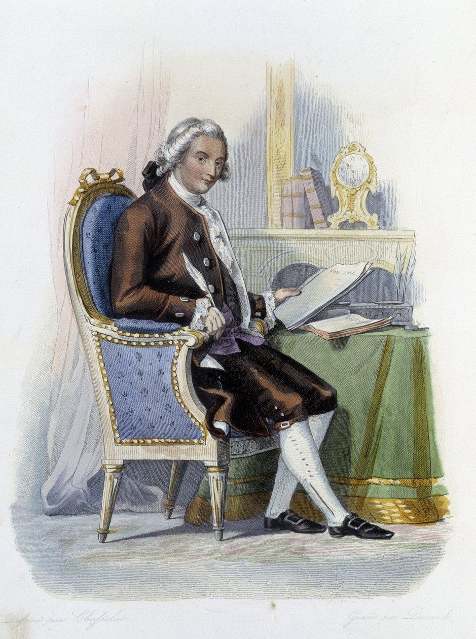 Jean Baptiste Louis Gresset (1709-1777) Ed. Mennechetben, „A francia Plutarch” alkotó: Unknown artist