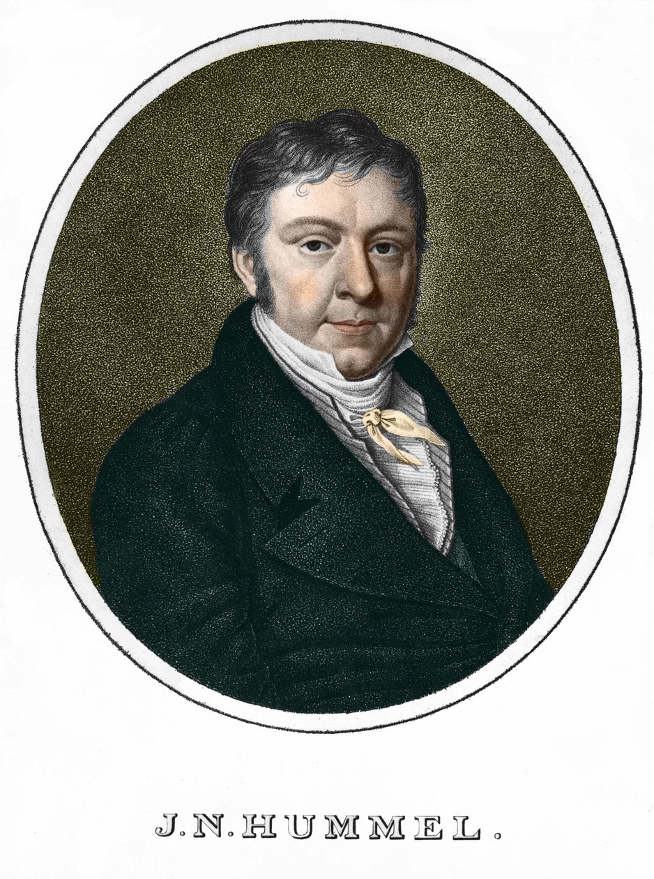 Jean Nepomucene (Jean-Nepomucene) Hummel (Johann Nepomuk Hummel) (1778-1837). osztrák zongoraművész és zeneszerző alkotó: Unknown artist