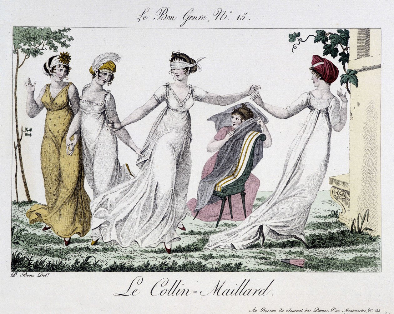 Colin-Maillard játéka (Colin Maillard) – „” Le Bon műfajban”, n¡14, 19. század eleje alkotó: Unknown artist