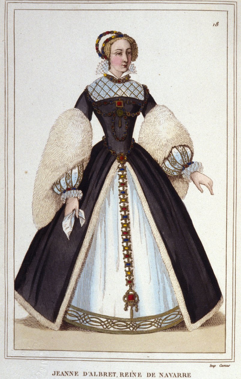 Albret János (1528-1572), Navarra királynője 1555-től 1572-ig. alkotó: Unknown artist