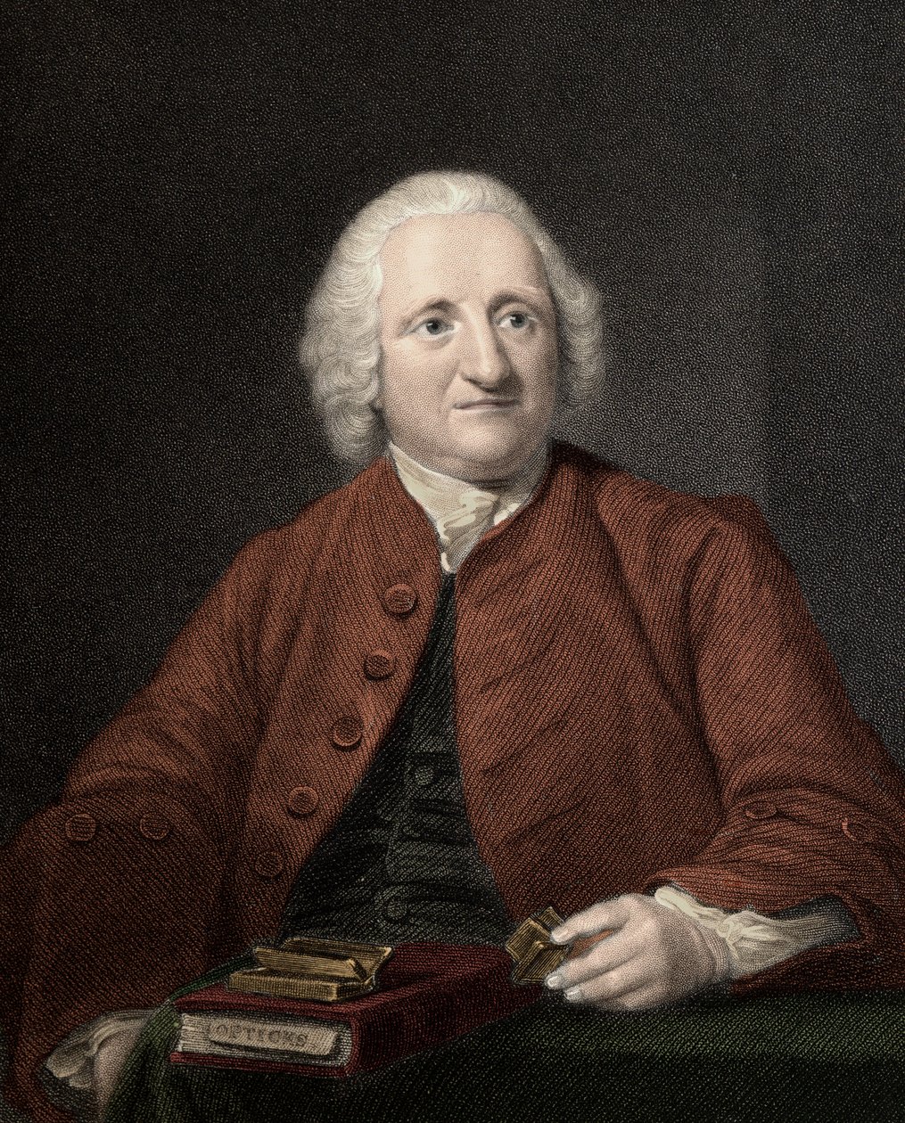 John Dollond 1706 - 1761 - metszet - XIX alkotó: Unknown artist