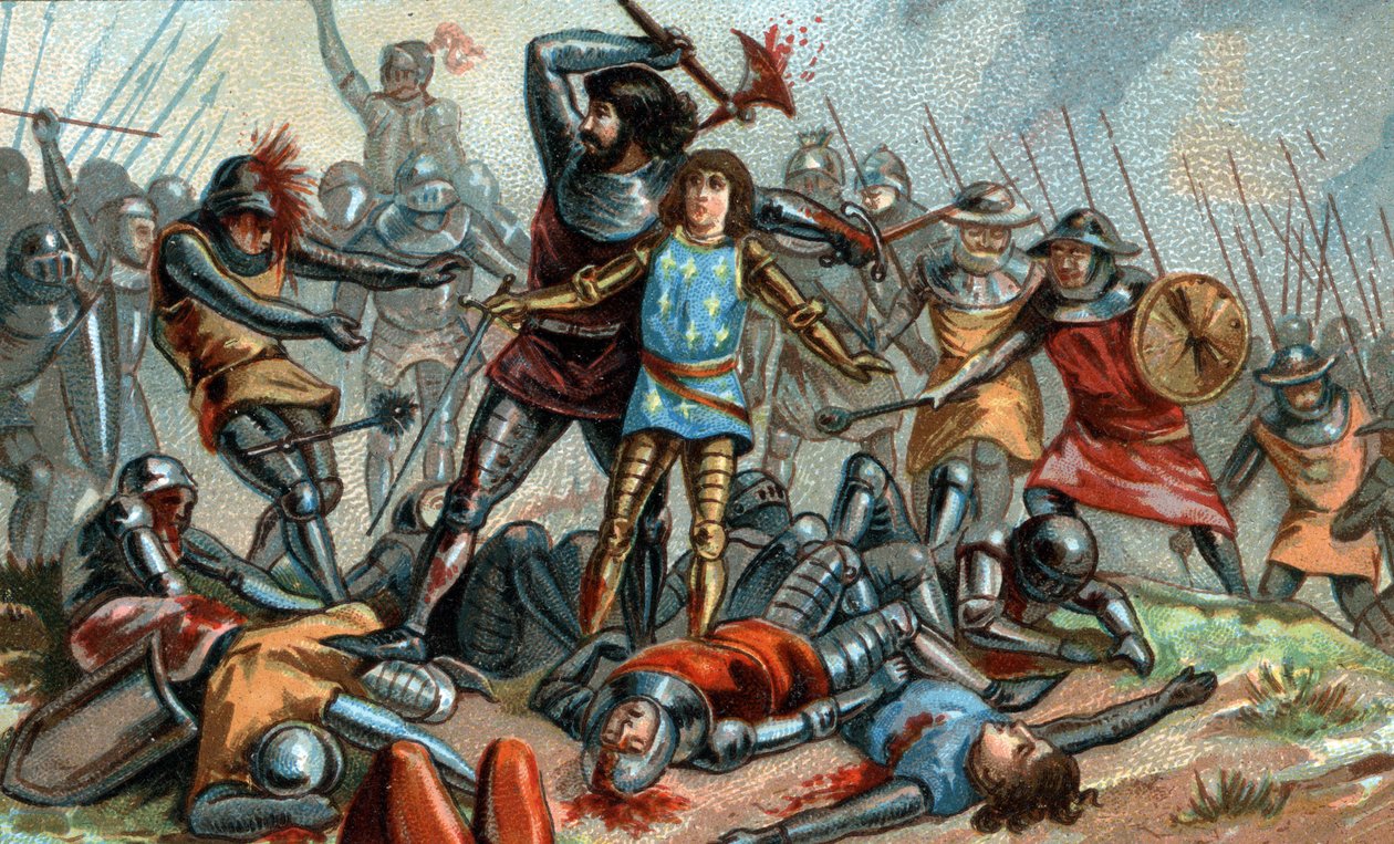 II. Jó János és fia, Kemény Fülöp 1356-ban vívta a poitiers-i csatát. alkotó: Unknown artist
