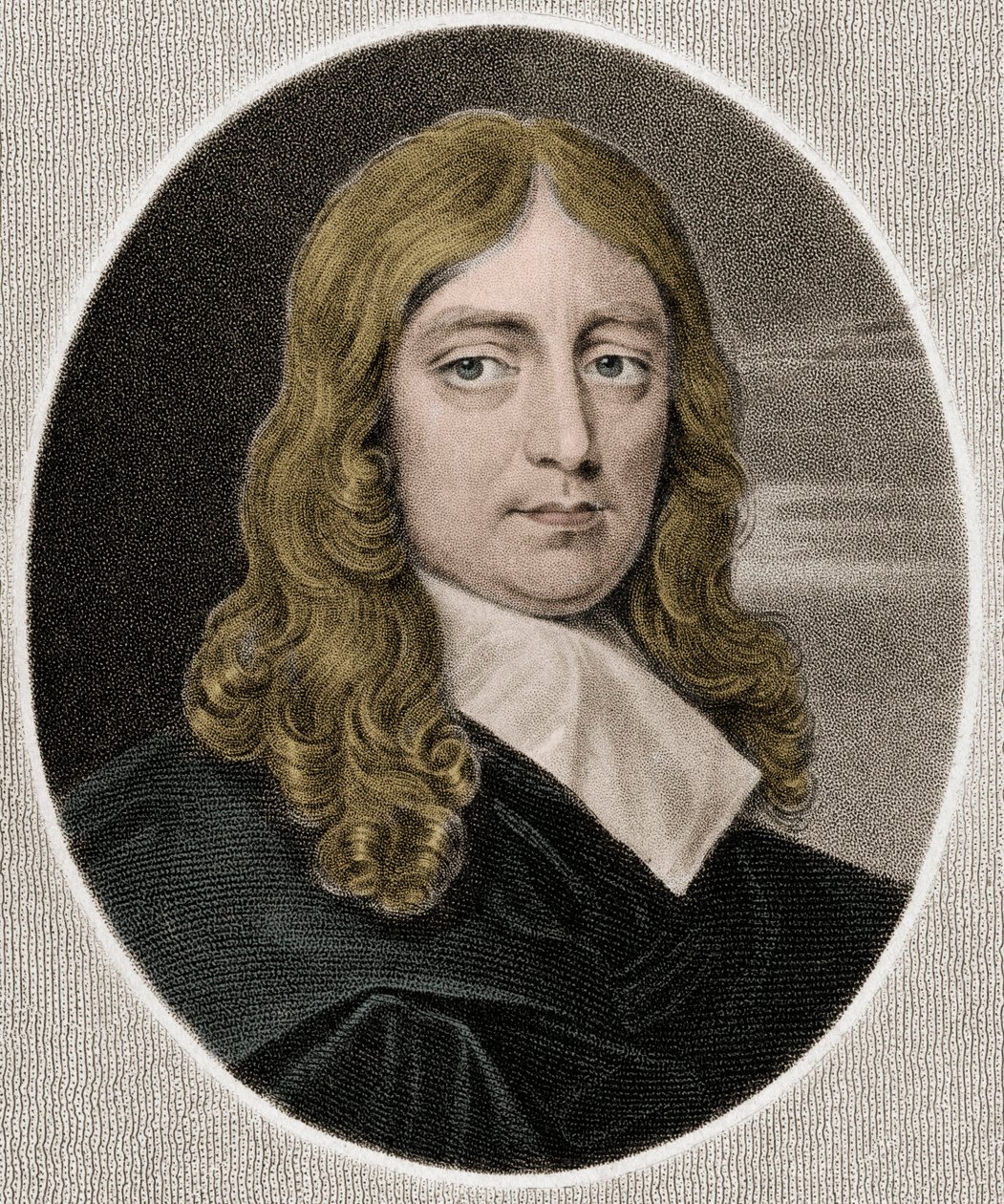 John Milton 1608-1674 - metszet - XIX alkotó: Unknown artist