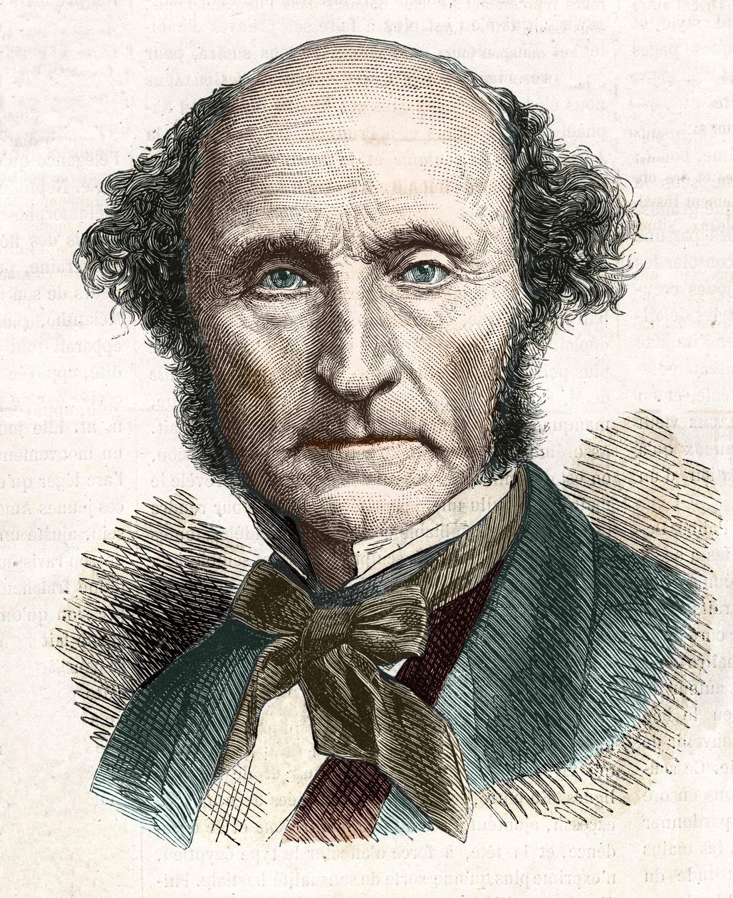 John Stuart Mill (1806-1873) brit filozófus és közgazdász. alkotó: Unknown artist