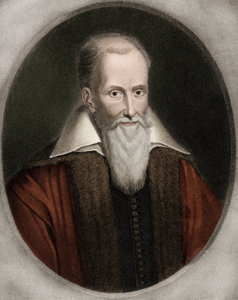 Joseph Juste Scaliger - Joseph Justus Scaliger 1540-1609 - metszet - XIX. alkotó: Unknown artist