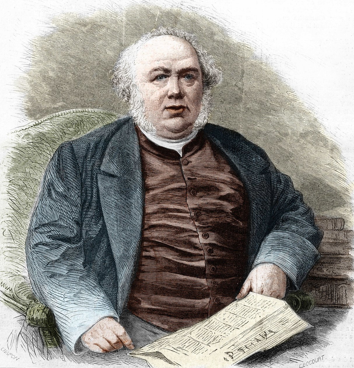 Jules Janin (1804-1874), francia író. alkotó: Unknown artist