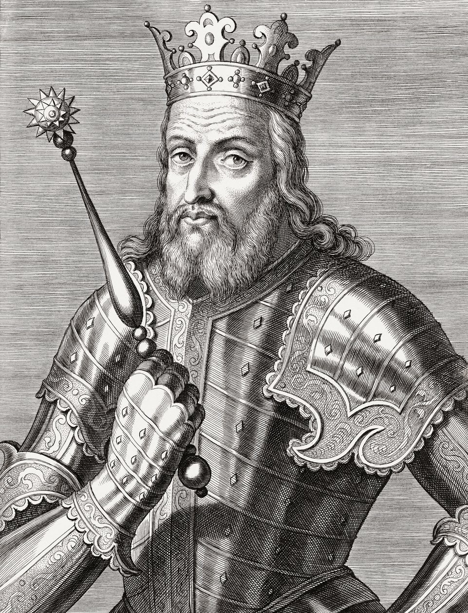 IV. Afonso portugál király. Portré. alkotó: Unknown artist