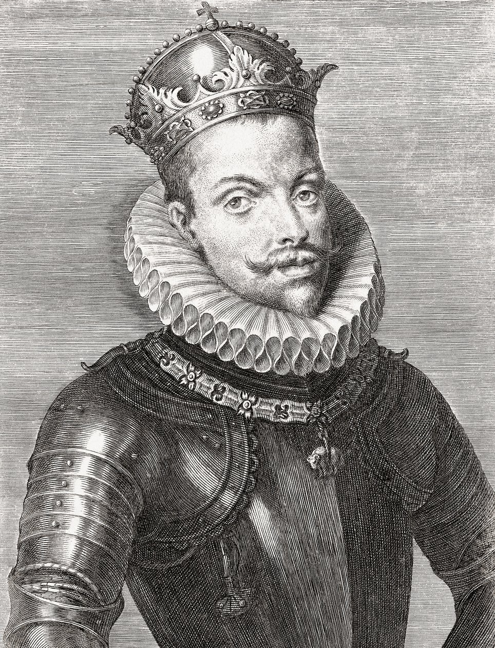 Fülöp spanyol király és II. Fülöp, Portugália királya. Portré. alkotó: Unknown artist