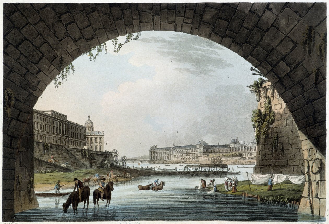 La Monnaie, 4 Nations in Paris, látta J.C.Mats, Kiadó: W.Miller, London-1806 alkotó: Unknown artist