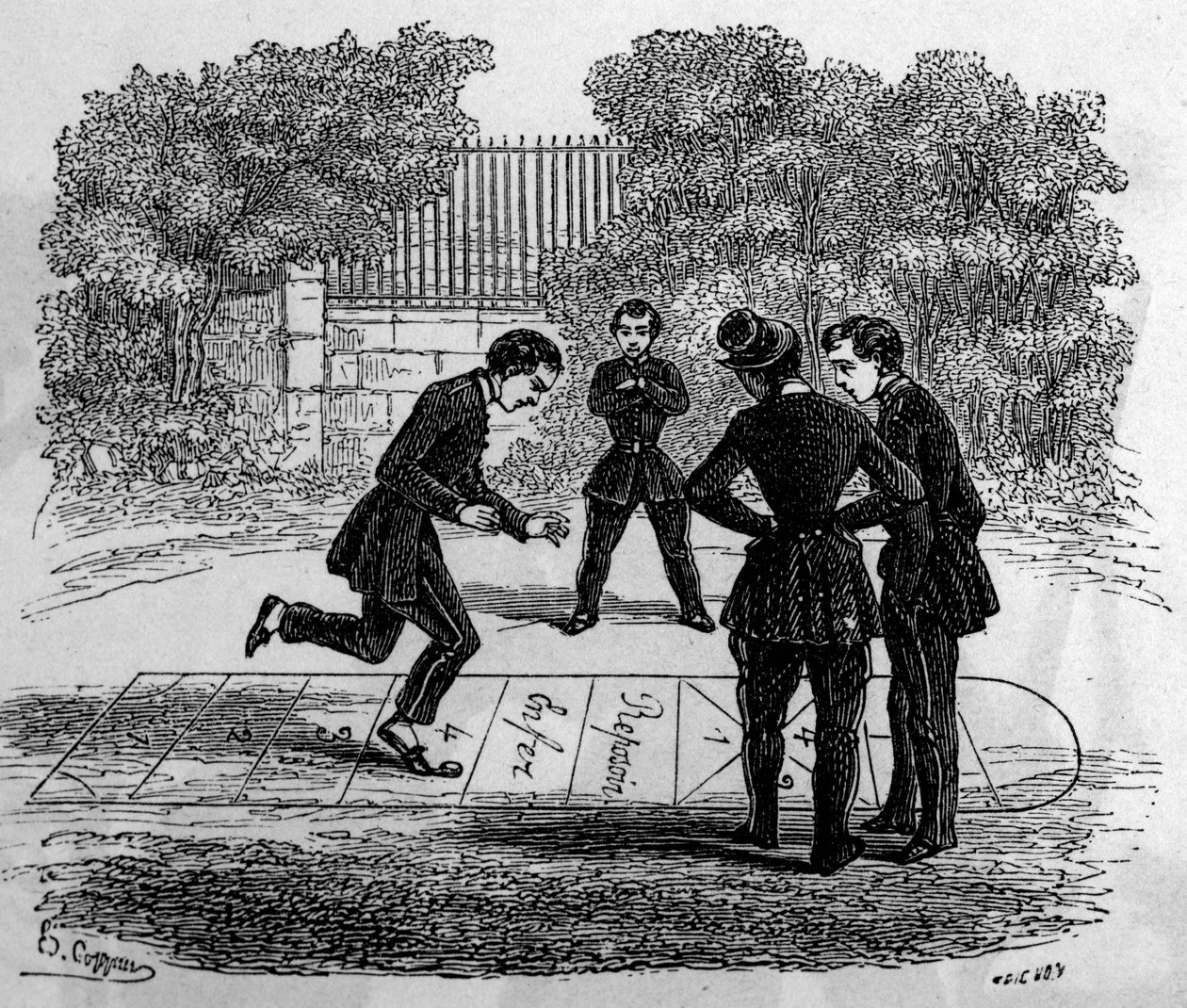 A nagy komló. Metszet a „The Journal of Youth”-ban alkotó: Unknown artist