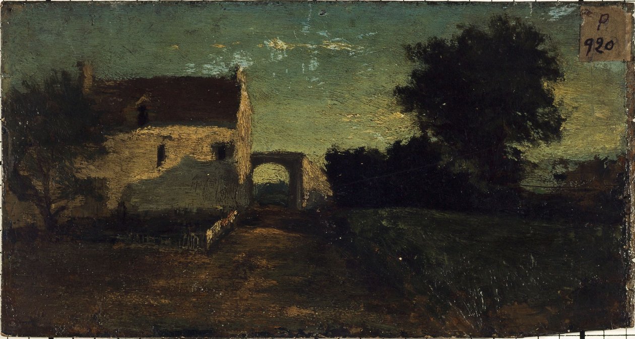 La porte de Clamart (), 1850 körül, 1845 és 1855 között (olaj, fa) alkotó: Unknown artist
