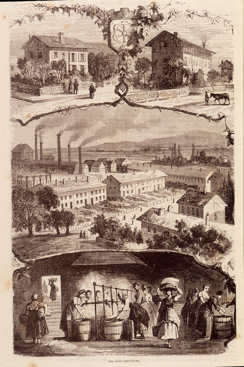 A Labour idézi Franciaországban a 19. században. alkotó: Unknown artist