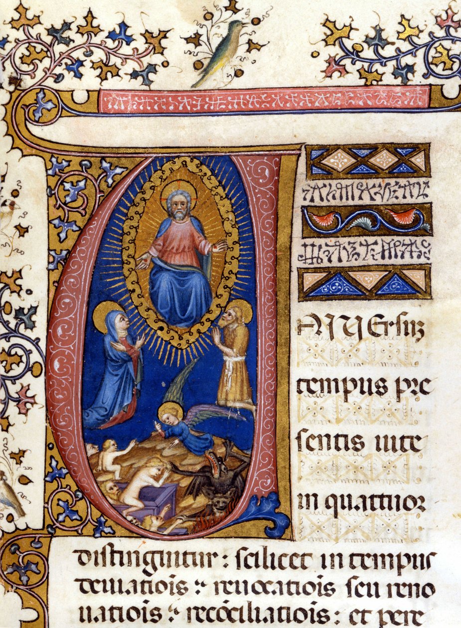 Utolsó ítélet. 15. századi kézirat. Milánó, Biblioteca Nazionale Braidense. alkotó: Unknown artist