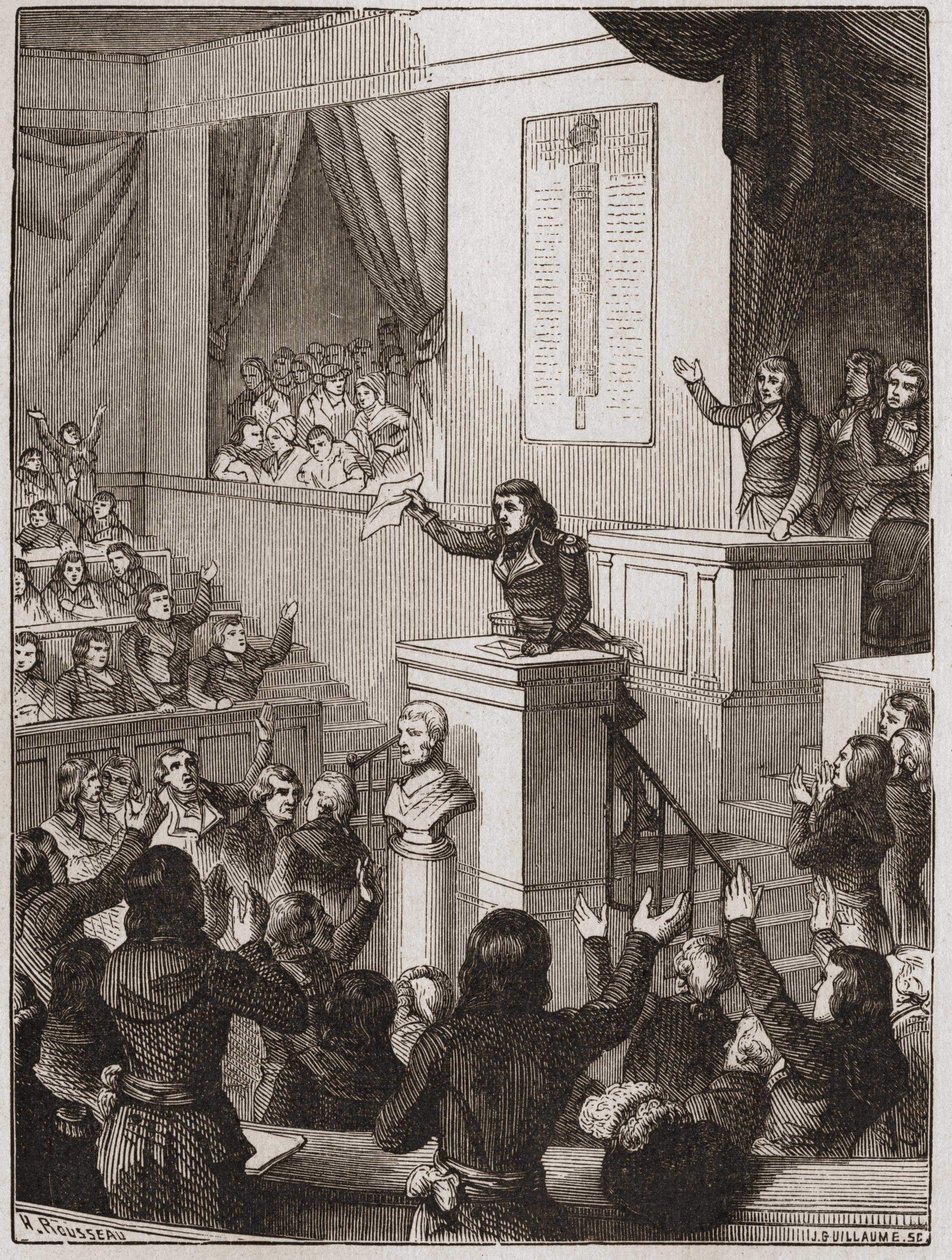 Lazare Nicolas Marguerite Carnot (becenevén a győzelem szervezője vagy a nagy Carnot) szeptember 1-jén bejelentette alkotó: Unknown artist