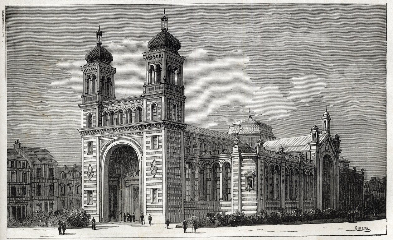 A Rameau-palota (1878-1881) Lille-ben - 1884-es metszet alkotó: Unknown artist