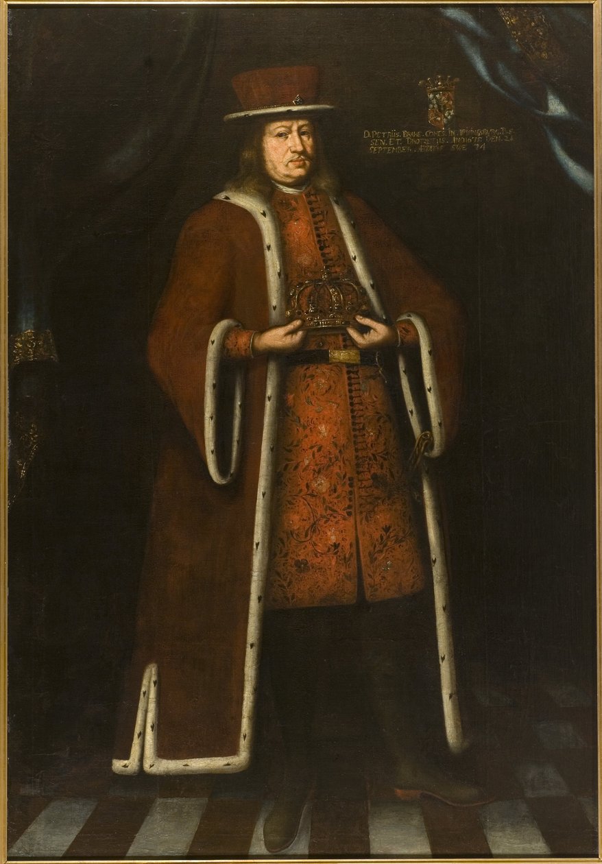 Per (Pierre) Brahe gróf, az ifjabbnak nevezett, az ifjabb Per Brahe gróf (1602-1680) portréja, névtelen. olajfestmény alkotó: Unknown artist