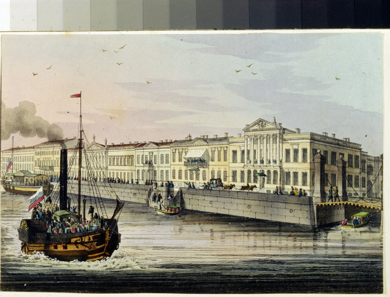 A Quai des Anglais Szentpéterváron (Marie Taglioni albuma alkotó: Unknown artist
