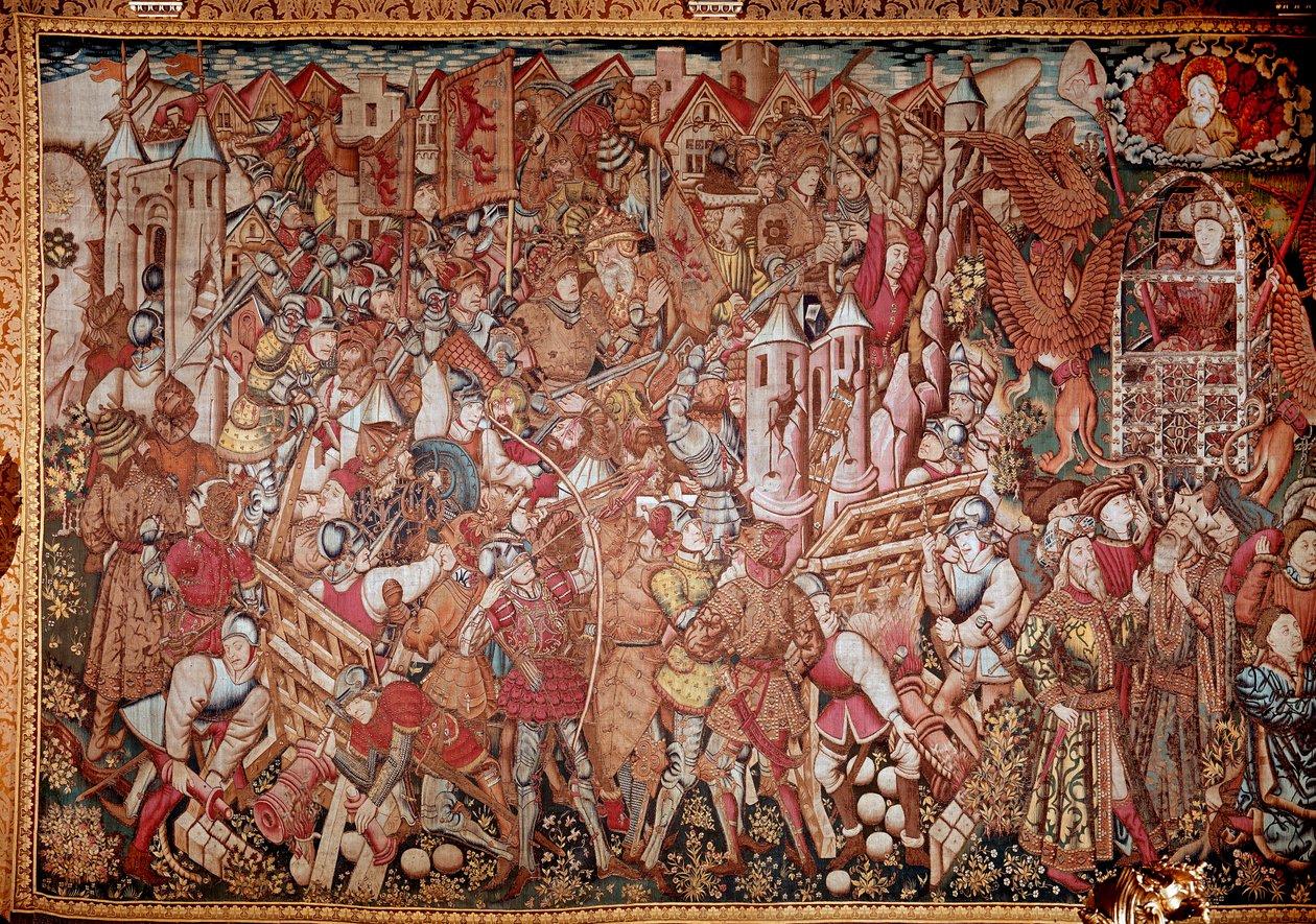 Nagy Sándor (Kr. e. 356-323), macedón király élete és hőstettei. 15. századi kárpit. Róma, Galleria Doria Pamphili alkotó: Unknown artist