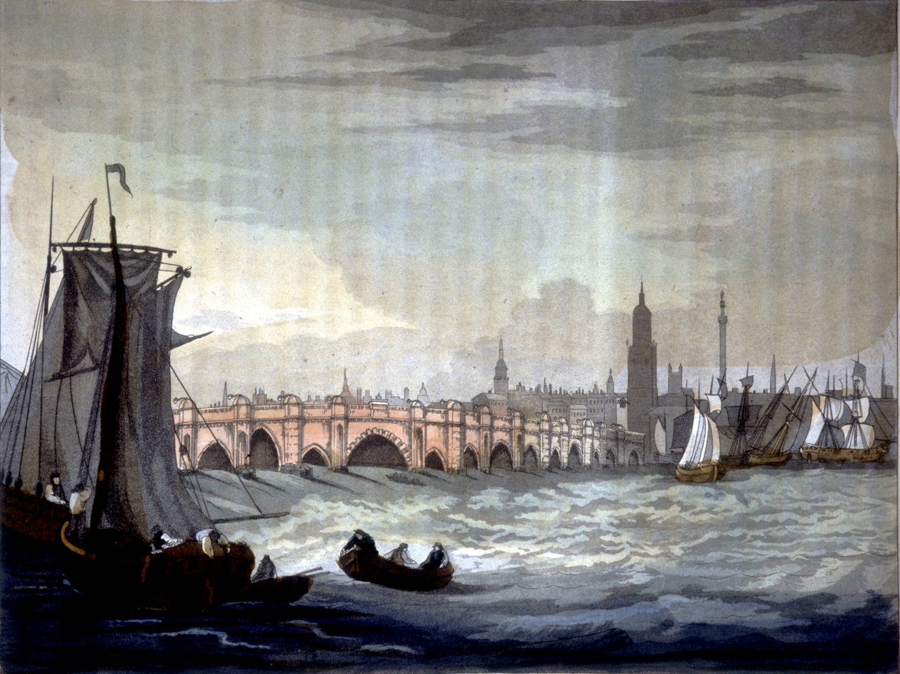 London Bridge és Southwark katedrális, Anglia. alkotó: Unknown artist