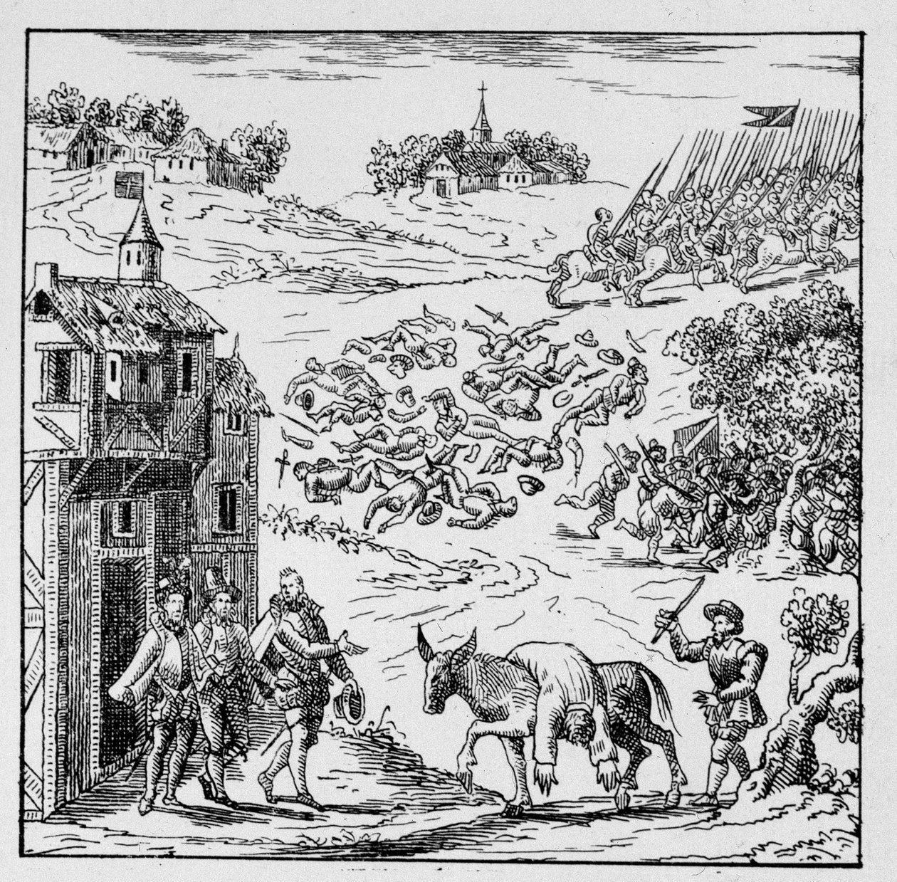 I. Bourbon Lajos, Conde (Bourbon-Conde) hercege (1530-1569) a csatában elesett, testét anesse-ra öltve Jarnacba szállították, az egész hadsereg szemének kitéve, majd eladták a hercegnek. Longueville-től, a sógorától, aki karbantartotta alkotó: Unknown artist