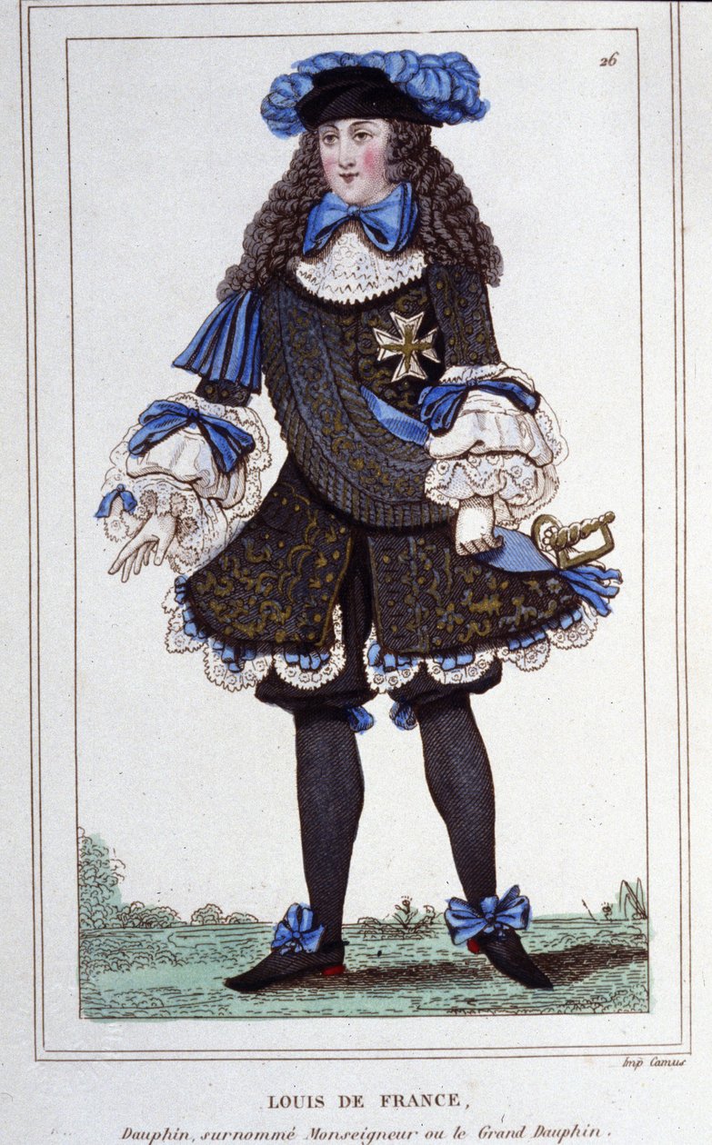 Louis de France Monseigneurt Dauphinnak, majd Grand Dauphinnak nevezte (1661-1711). alkotó: Unknown artist