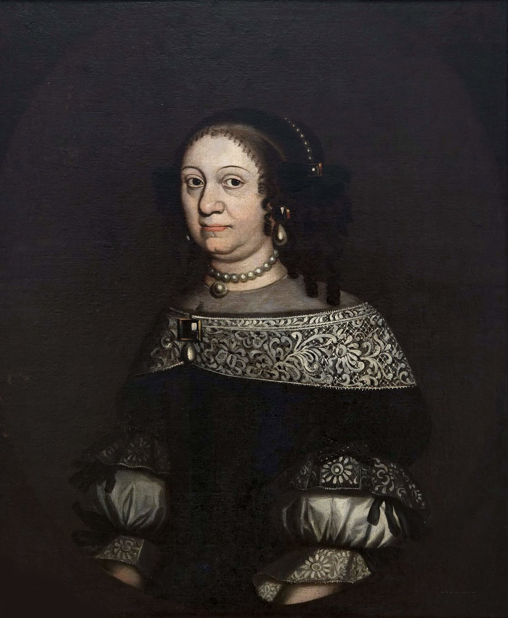 Brandenburgi Louise Charlotte, Kurland hercegné hitvese – Louise Charlotte brandenburgi őrgróf (1617-1676), Kurland hercegnője, névtelen. Olaj, vászon, 17. század második fele. Nationalmuseum Stockholm alkotó: Unknown artist